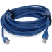 AddOn ADD-50FCAT6A-BE 50ft RJ-45 (Male) to RJ-45 (Male) Straight Blue Cat6A UTP PVC Copper Patch Cable