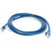 AddOn ADD-3FCAT6A-BE 3ft RJ-45 (Male) to RJ-45 (Male) Straight Blue Cat6A UTP PVC Copper Patch Cable