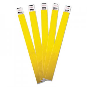 Advantus 75512 Crowd Management Wristbands, Sequentially Numbered, Yellow, 500/Pack AVT75512