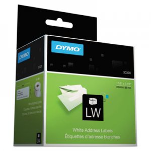 DYMO 30320 LabelWriter Address Labels, 1 1/8 x 3 1/2, White, 260 Labels/Roll, 2 Rolls/Pack DYM30320