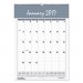 House of Doolittle 332 Recycled Bar Harbor Wirebound Monthly Wall Calendar, 12 x 17, 2017 HOD332