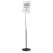 Durable 558957 Infobase Floor Sign Stand DBL558957