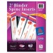 Avery 89107 Binder Spine Inserts, 2" Spine Width, 4 Inserts/Sheet, 5 Sheets/Pack AVE89107