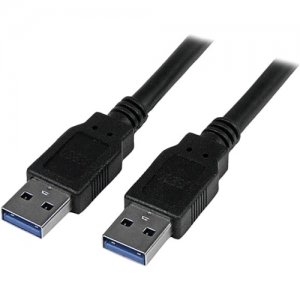 StarTech.com USB3SAA6BK 6 ft Black SuperSpeed USB 3.0 Cable A to A - M/M