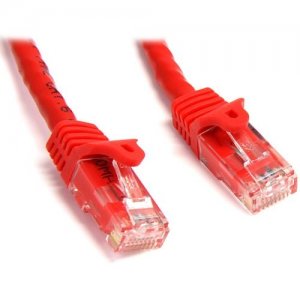 StarTech.com N6PATCH15RD 15 ft Red Snagless Cat6 UTP Patch Cable