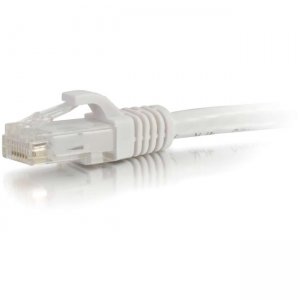 C2G 27164 14 ft Cat6 Snagless UTP Unshielded Network Patch Cable - White