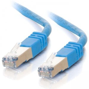 C2G 27241 3 ft Cat5e Molded Shielded Network Patch Cable - Blue