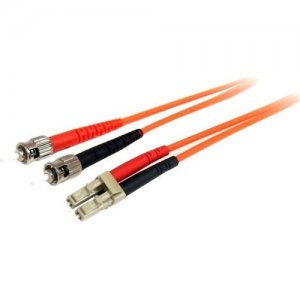 StarTech.com FIBLCST2 2m Multimode 62.5/125 Duplex Fiber Patch Cable LC - ST