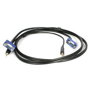 StarTech.com MXTHQMM6A 6 ft High Res Monitor VGA Cable with Audio