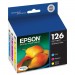 Epson T126520 DURABrite High Capacity Multi-Pack Ink Cartridge EPST126520