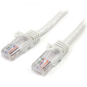 StarTech.com 45PATCH15WH 15ft White Snagless Cat5 UTP Patch Cable