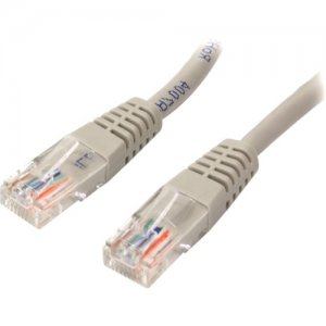StarTech.com M45PATCH50GR 50 ft Gray Molded Cat 5e UTP Patch Cable