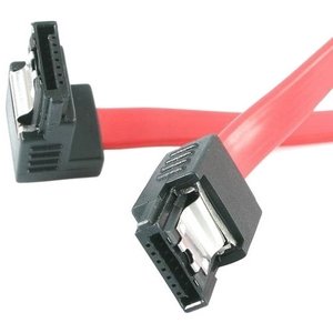 StarTech.com LSATA12RA1 12in Latching SATA to Right Angle SATA Serial ATA Cable