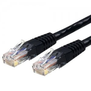 StarTech.com C6PATCH10BK 10 ft Black Molded Cat6 UTP Patch Cable - ETL Verified