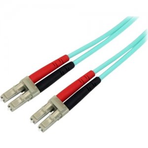 StarTech.com A50FBLCLC10 10m 10 Gb Aqua Duplex LSZH Fiber Patch Cable LC-LC