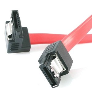 StarTech.com LSATA18RA1 18in Latching SATA to Right Angle SATA Serial ATA Cable