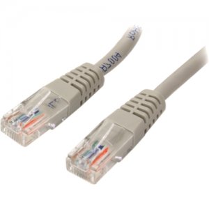 StarTech.com M45PATCH10GR 10ft Gray Molded Cat5e UTP Patch Cable