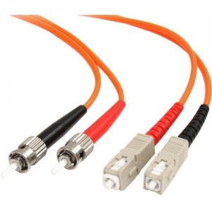 StarTech.com FIBSTSC2 2m Multimode 62.5/125 Duplex Fiber Patch Cable ST - SC