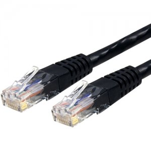 StarTech.com C6PATCH3BK 3 ft Black Molded Cat 6 Patch Cable