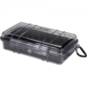 Pelican 1060-025-100 Micro Case with Clear Lid and Carabineer 1060