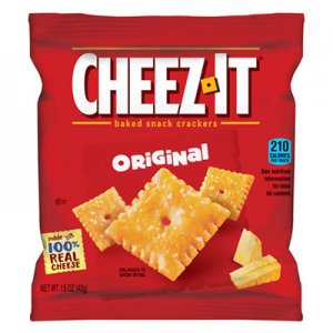 Sunshine KEB12233 Cheez-It Crackers, 1.5oz Single-Serving Snack Pack, 8/Box