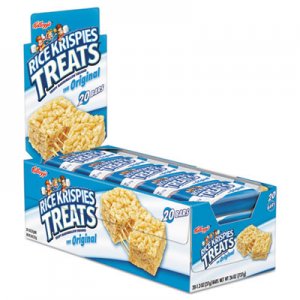 Kellogg's 26547 Rice Krispies Treats, Original Marshmallow, 1.3oz Snack Pack, 20/Box KEB26547
