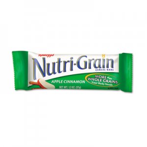 Kellogg's 35645 Nutri-Grain Cereal Bars, Apple-Cinnamon, Indv Wrapped 1.3oz Bar, 16/Box KEB35645