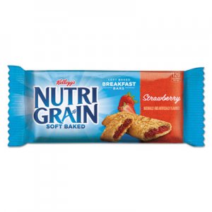 Kellogg's 35945 Nutri-Grain Cereal Bars, Strawberry, Indv Wrapped 1.3oz Bar, 16/Box KEB35945