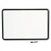 Quartet 7553 Contour Dry-Erase Board, Melamine, 36 x 24, White Surface, Black Frame QRT7553