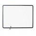 Quartet 7554 Contour Dry-Erase Board, Melamine, 48 x 36, White Surface, Black Frame QRT7554