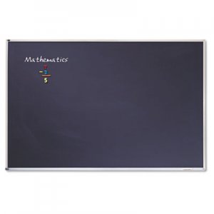 Quartet PCA406B Porcelain Black Chalkboard w/Aluminum Frame, 72" x 48", Silver QRTPCA406B