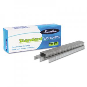 Swingline GBC 35108 S.F. 1 Standard Economy Chisel Point 210 Full-Strip Staples, 5000/Box SWI35108