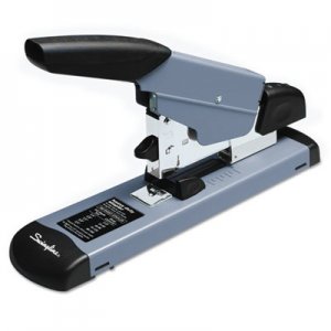 Swingline GBC 39005 Heavy-Duty Stapler, 160-Sheet Capacity, Black/Gray SWI39005