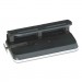 Swingline GBC 74150 24-Sheet Easy Touch Two-to-Seven-Hole Precision-Pin Punch, 9/32" Holes, Black SWI74150