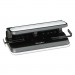 Swingline GBC 74300 32-Sheet Easy Touch Two-to-Seven-Hole Punch, 9/32" Holes, Black/Gray SWI74300