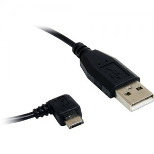 StarTech.com UUSBHAUB1RA 1 ft Micro USB Cable - A to Right Angle Micro B