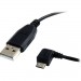 StarTech.com UUSBHAUB6LA 6 ft Micro USB Cable - A to Left Angle Micro B