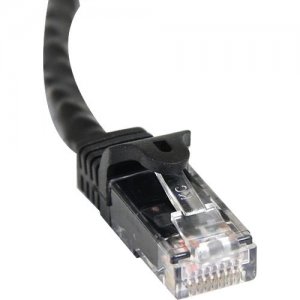 StarTech.com N6PATCH50BK 50 ft Black Snagless Cat6 UTP Patch Cable