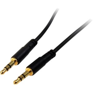 StarTech.com MU10MMS 10 ft Slim 3.5mm Stereo Audio Cable - M/M