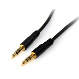 StarTech.com MU6MMS 6 ft Slim 3.5mm Stereo Audio Cable - M/M