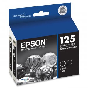 Epson T125120-D2 DURABrite Dual Pack Ink Cartridge EPST125120D2