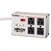Tripp Lite TRPISOBAR4 Isobar Surge Protector, 4 Outlets, 6 ft Cord, 3330 Joules, Metal Housing