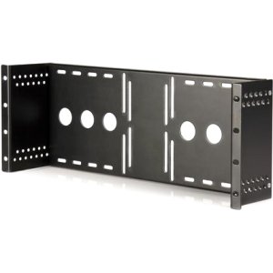 StarTech.com RKLCDBK Universal VESA LCD Monitor Mounting Bracket for 19in Rack or Cabinet
