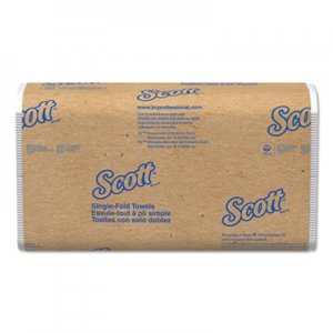 Scott KCC01700 Essential Single-Fold Towels, Absorbency Pockets, 9.3 x 10.5, 250/PK, 16 PK/CT