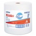 WypAll KCC34955 X60 Cloths, Jumbo Roll, White, 12 1/2 x 13 2/5, 1100 Towels/Roll