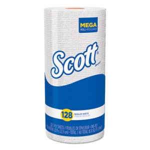 Scott KCC41482 Kitchen Roll Towels, 11 x 8.75, 128/Roll, 20 Rolls/Carton