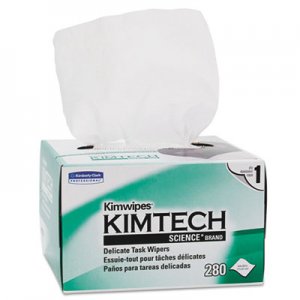 Kimtech* 34155 KIMWIPES, Delicate Task Wipers, 4 2/5 x 8 2/5, 280/Box KCC34155