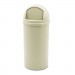 Rubbermaid Commercial RCP816088BG Marshal Classic Container, Round, Polyethylene, 15gal, Beige