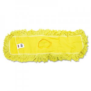 Rubbermaid Commercial RCPJ15300YEL Trapper Commercial Dust Mop, Looped-end Launderable, 5" x 24", Yellow