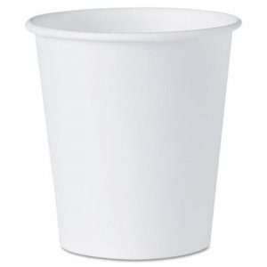 SOLO Cup Company 44 White Paper Water Cups, 3oz, 100/Pack SCC44
